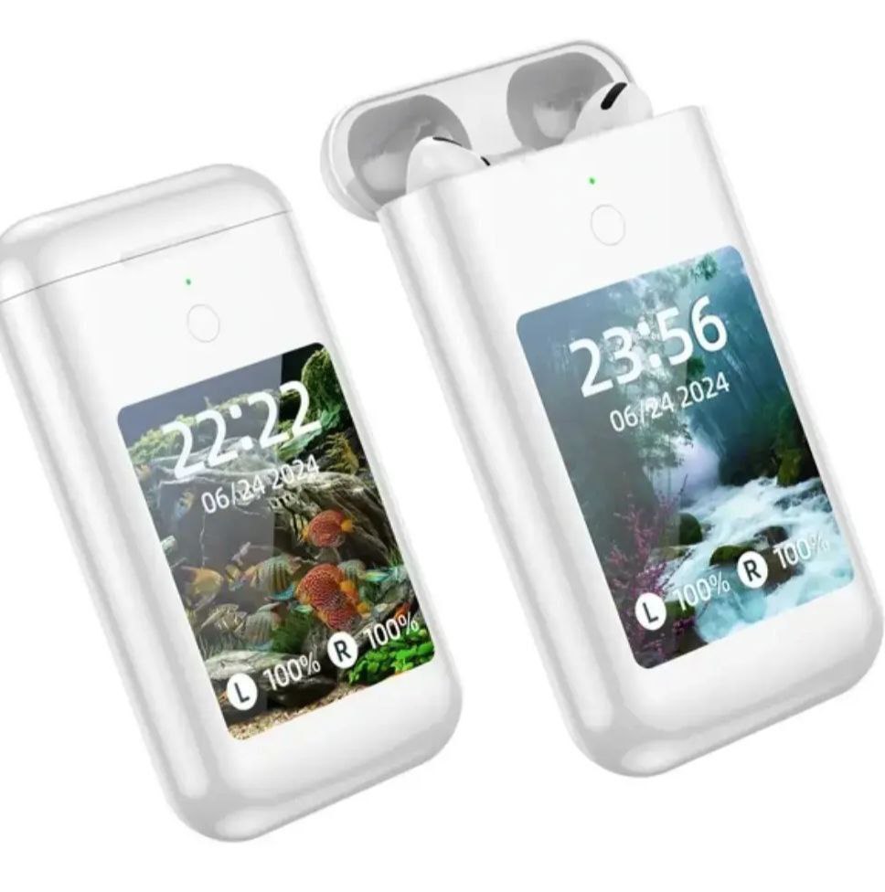 Airpod with HD display and powerbank